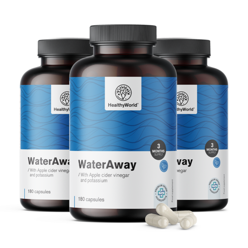 3x WaterAway – capsules tegen vochtophoping, totaal 540 capsules