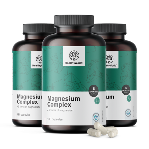 3x Magnesiumcomplex, totaal 540 capsules