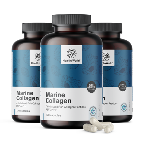 3x Zee-collageen 1170 mg, totaal 360 capsules