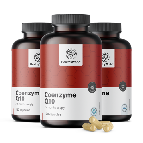 3x Co-enzym Q10 200 mg, totaal 360 capsules