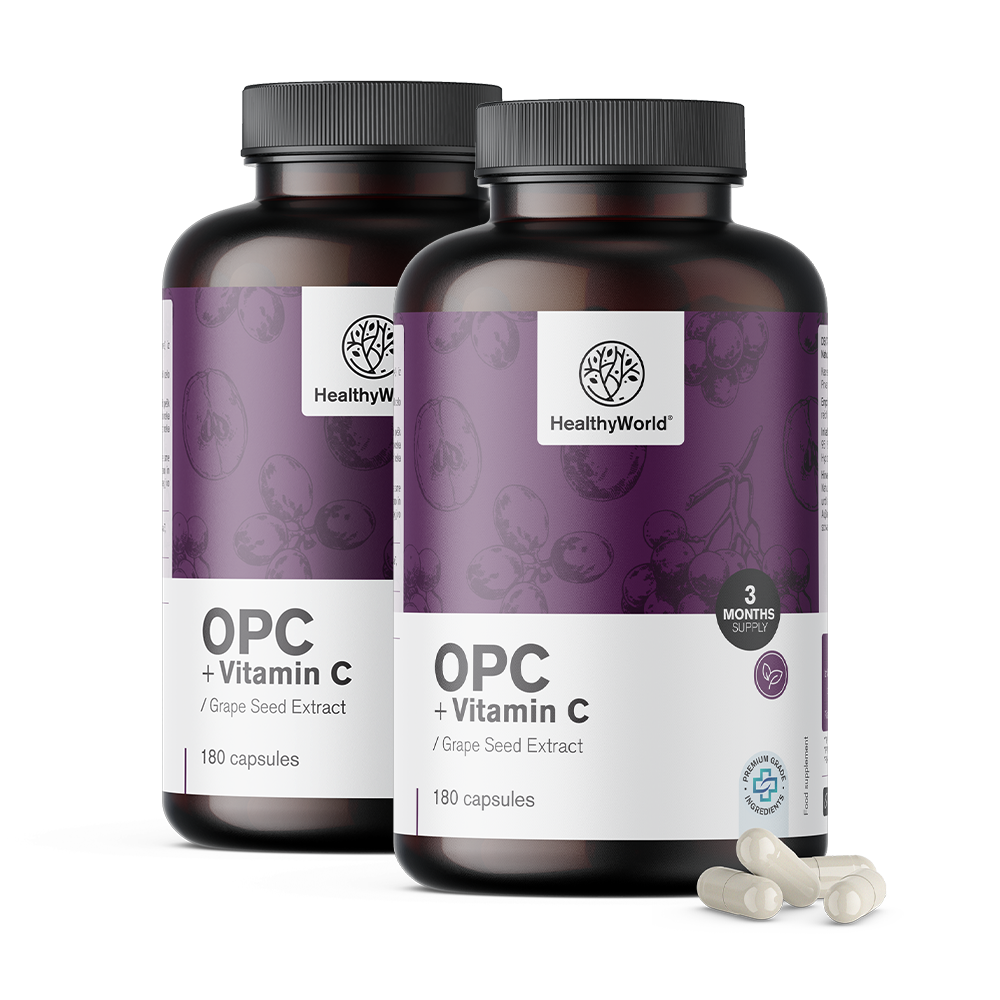 OPC + vitamine C in capsules
