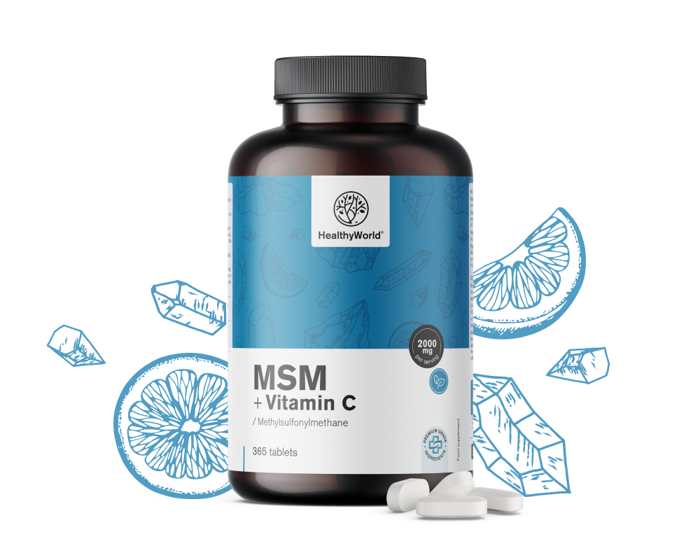 MSM 2000 mg – met vitamine C