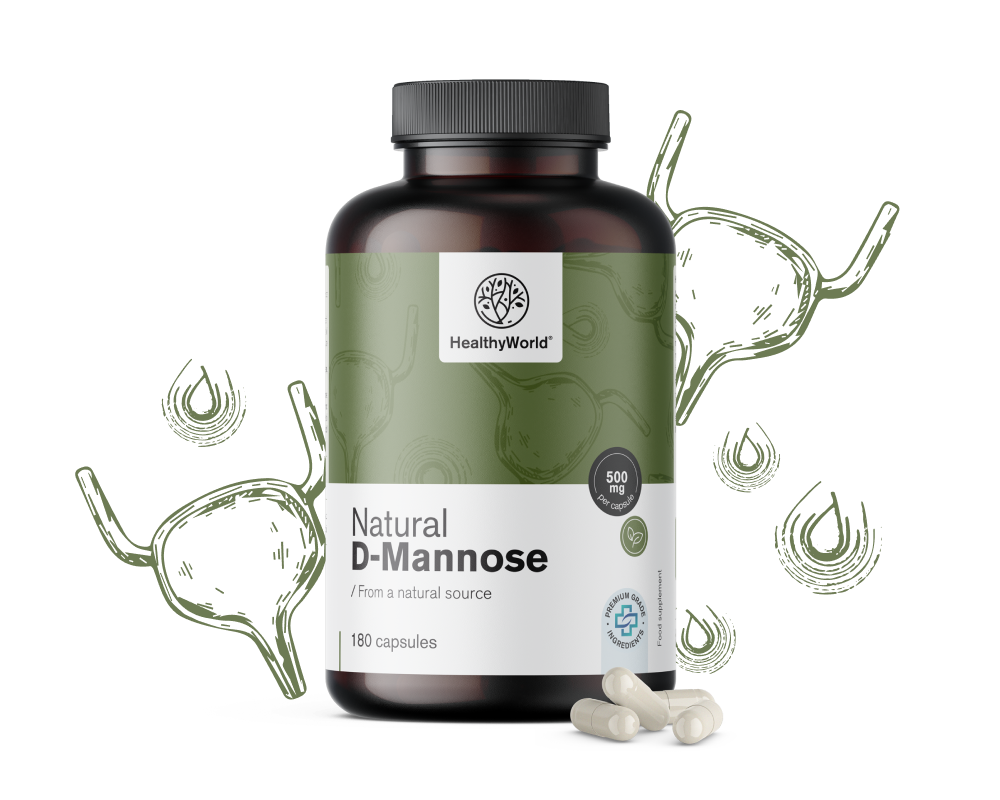 Natuurlijke D-mannose 1500&nbsp;mg