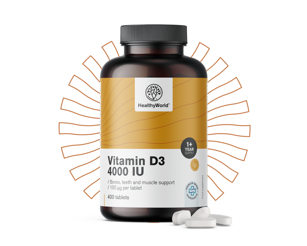 Vitamine D3 4000&nbsp;IE