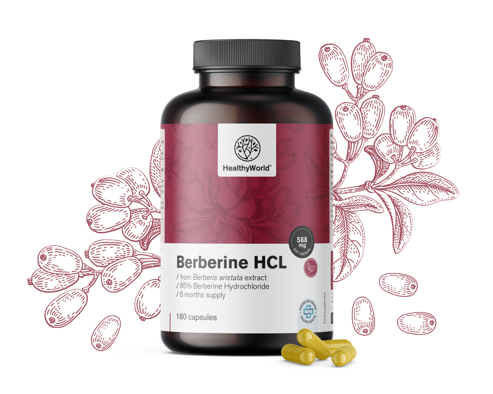 Berberine HCL 500&nbsp;mg