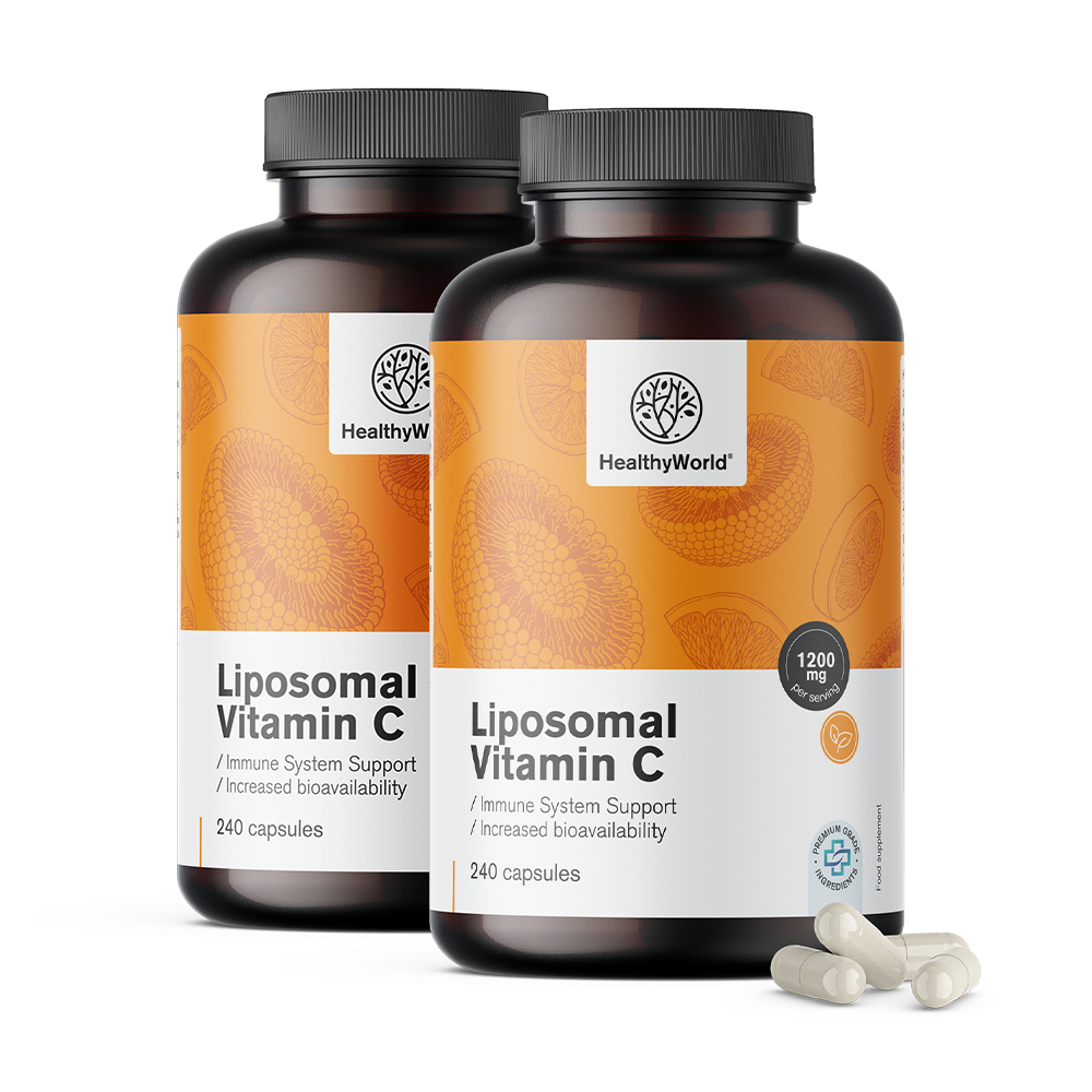 Liposomale vitamine C 1200 mg met rozenbottel extract