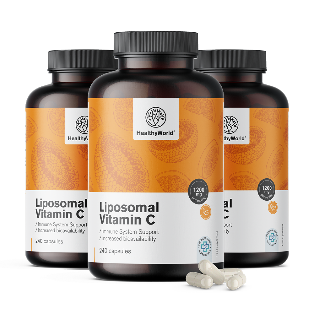 Liposomale vitamine C 1200 mg met rozenbottel extract