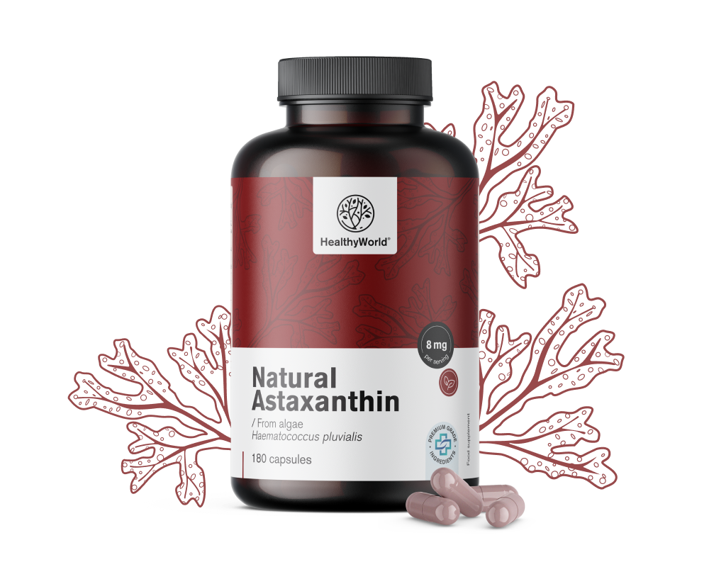Natuurlijke astaxanthine 160&nbsp;mg