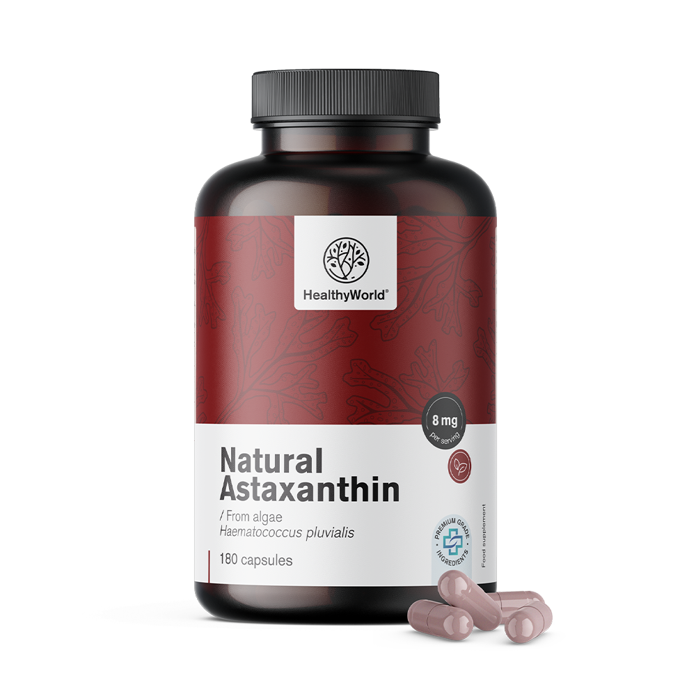 Naravni astaksantin 8 mg v kapsulah