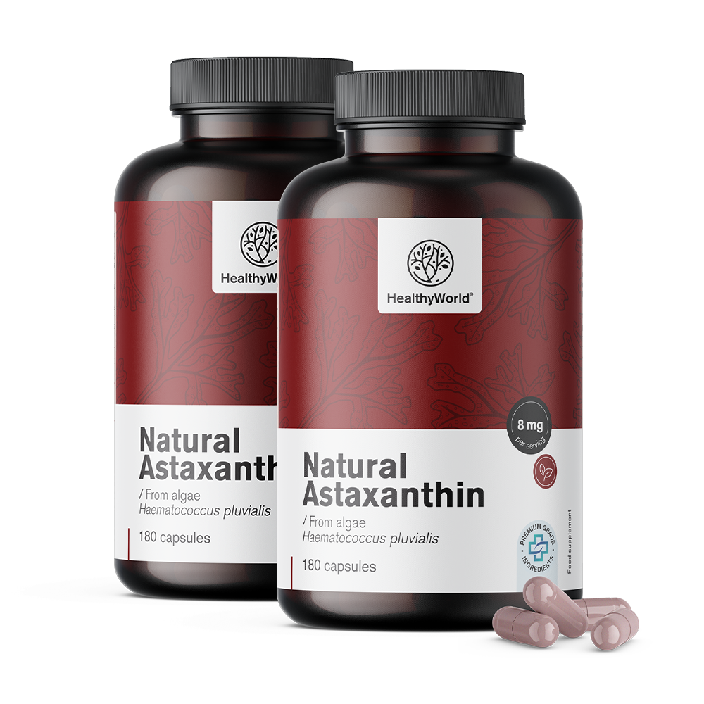 Naravni astaksantin 8 mg v kapsulah