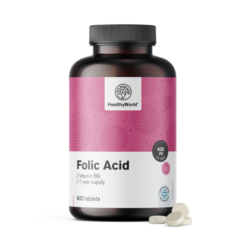 Foliumzuur 400 µg, 400 tabletten