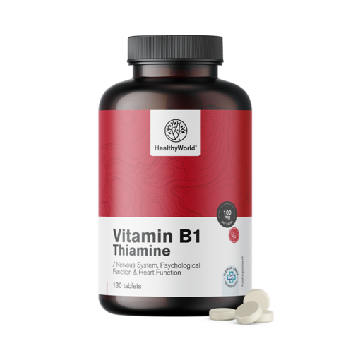Vitamine B1 – thiamine 100 mg, 180 tabletten