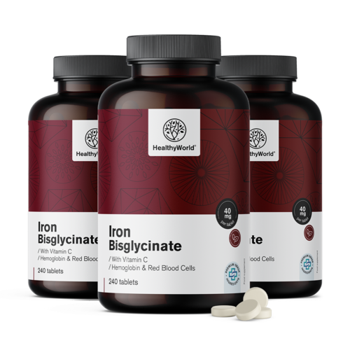 3x IJzerbisglycinaat 40 mg, totaal 720 tabletten
