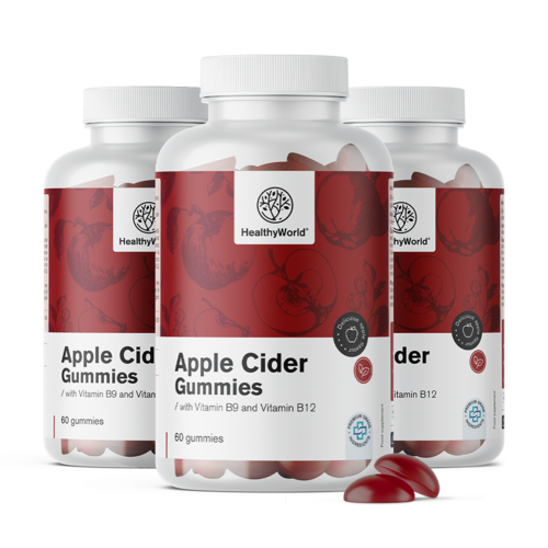 3x Appelciderazijn 1000 mg, totaal 180 gummies