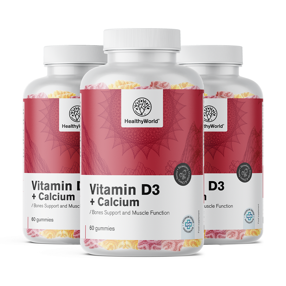 Vitamine D3 + Calcium in gummies