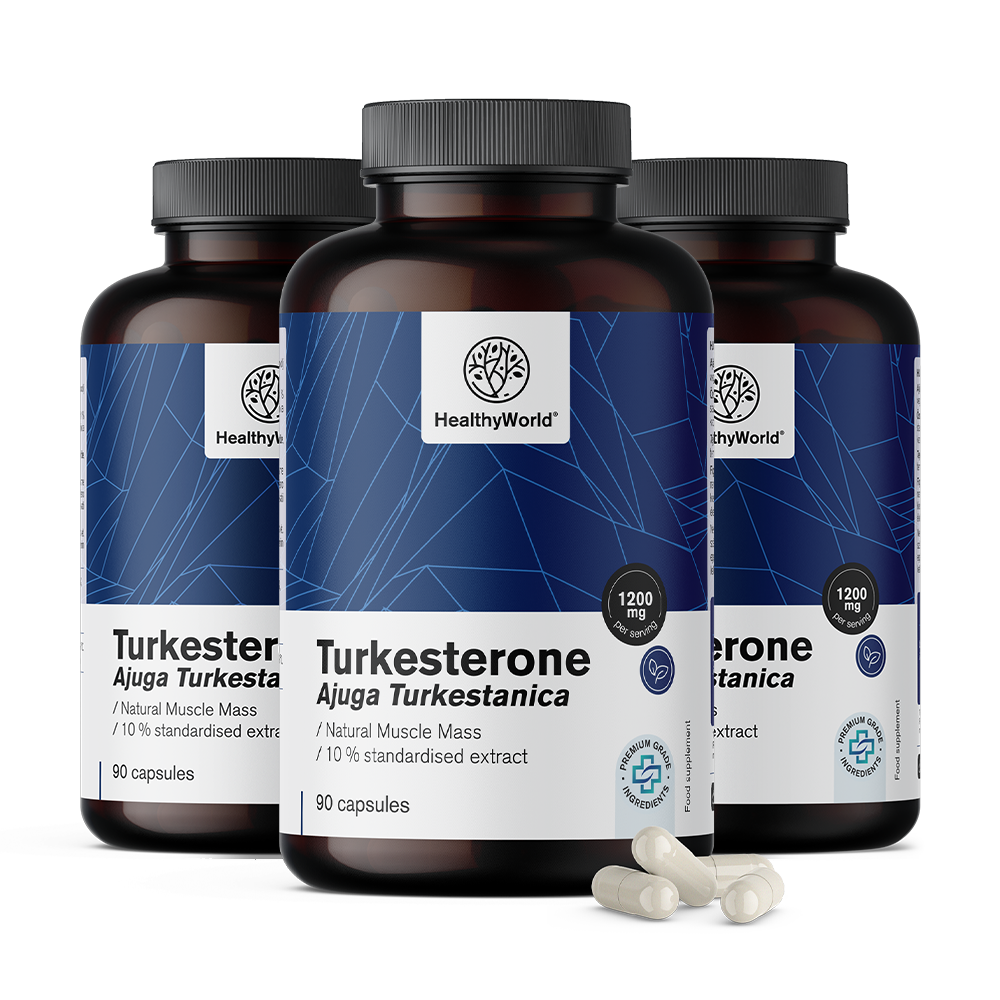 Turkesteron 1200 mg in capsules