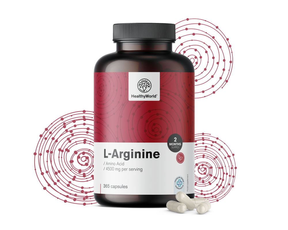 L-arginine HCL 4500&nbsp;mg