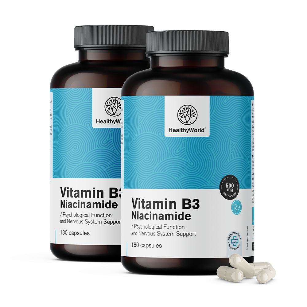 Vitamine B3 500 mg in capsules