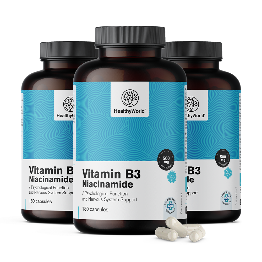 Vitamine B3 500 mg in capsules