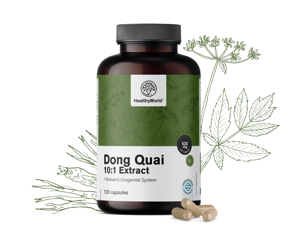 Chinese engelwortel - Dong Quai 530&nbsp;mg