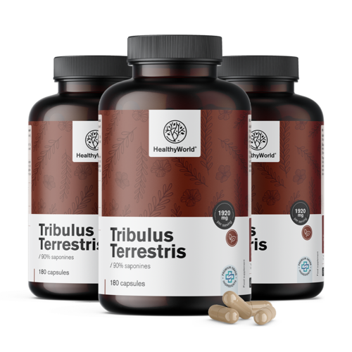 3x Tribulus – Maltezer kruis 1920 mg, totaal 540 capsules