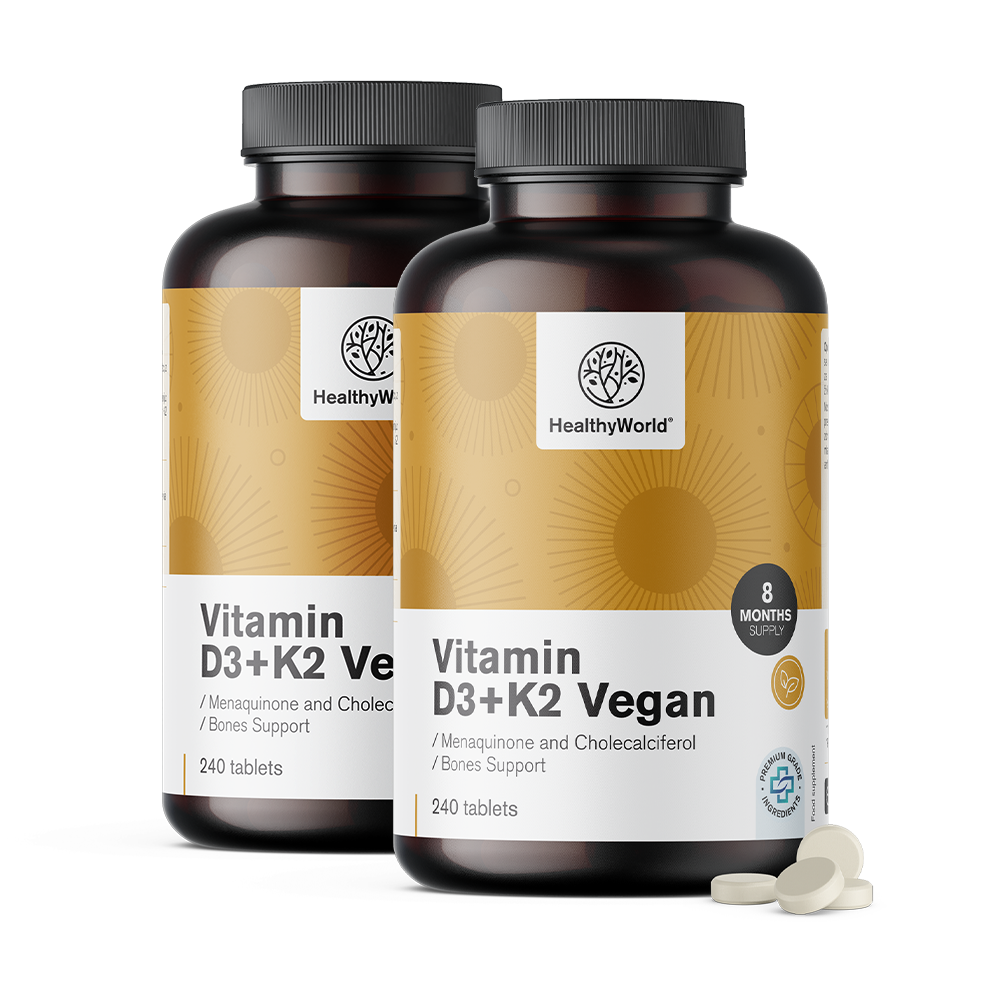 Vegane vitamine D3+K2