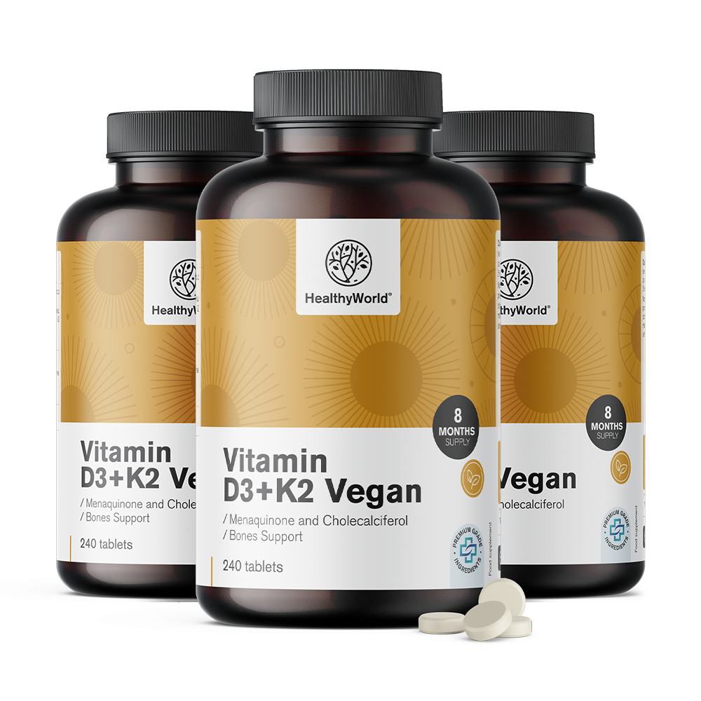 Vegane vitamine D3+K2