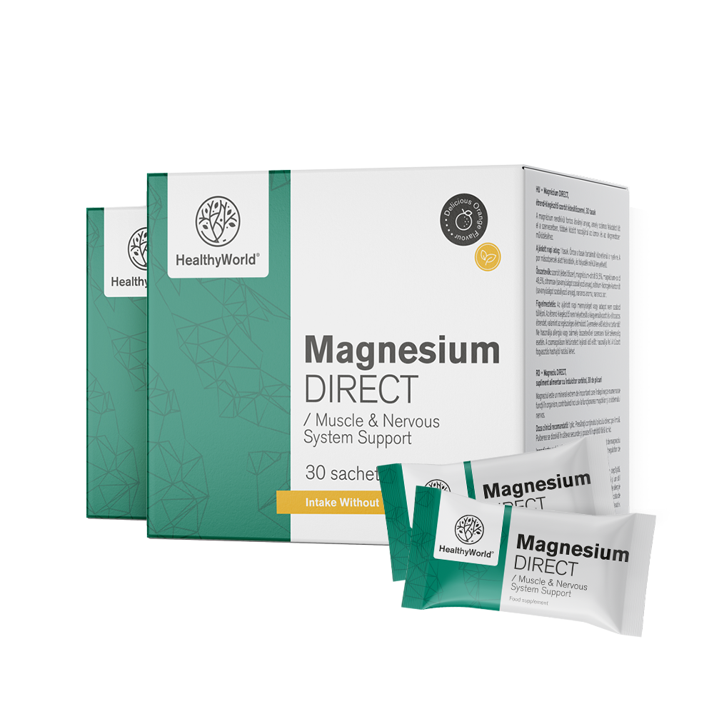 Magnesium DIRECT 400 mg met sinaasappelsmaak