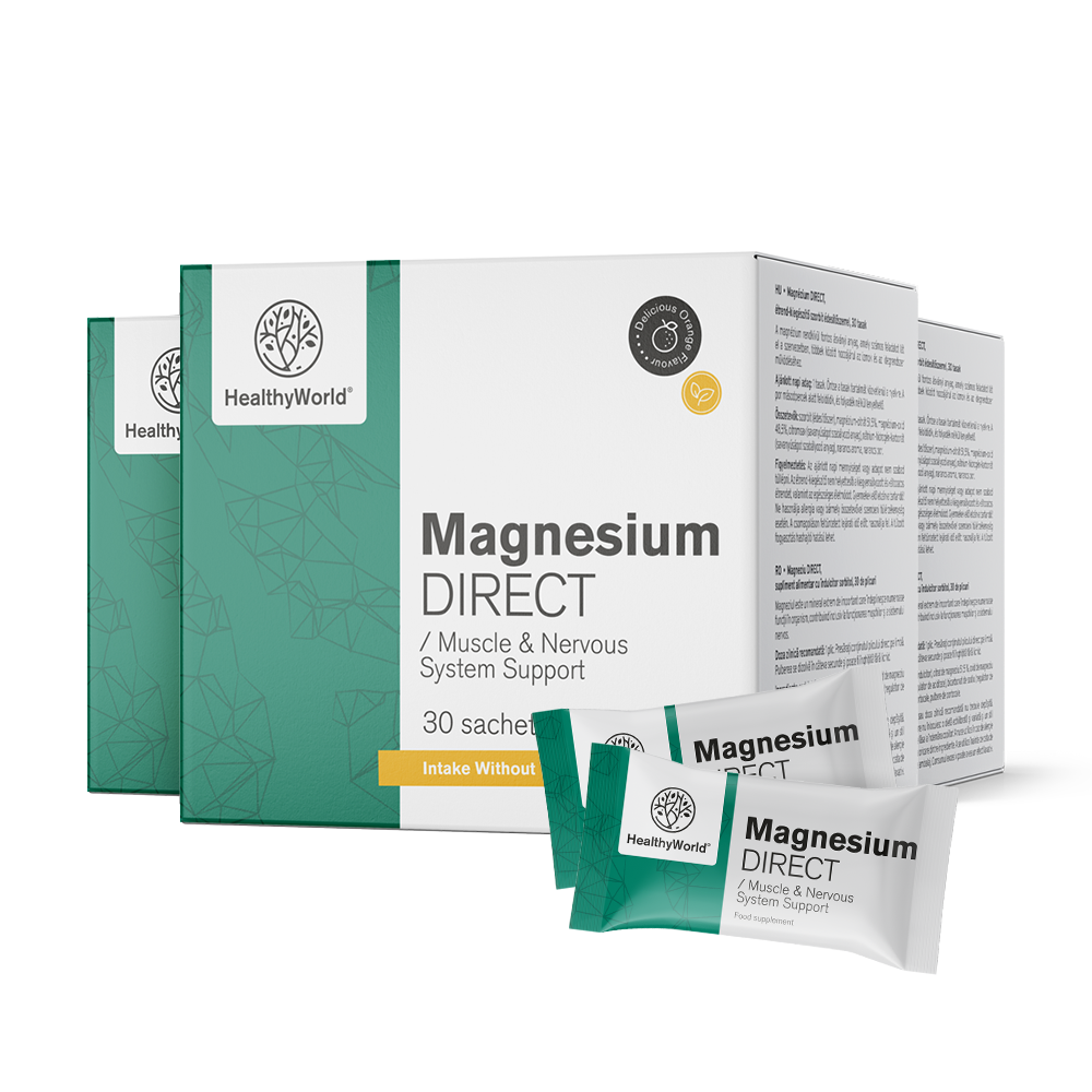 Magnesium DIRECT 400 mg met sinaasappelsmaak