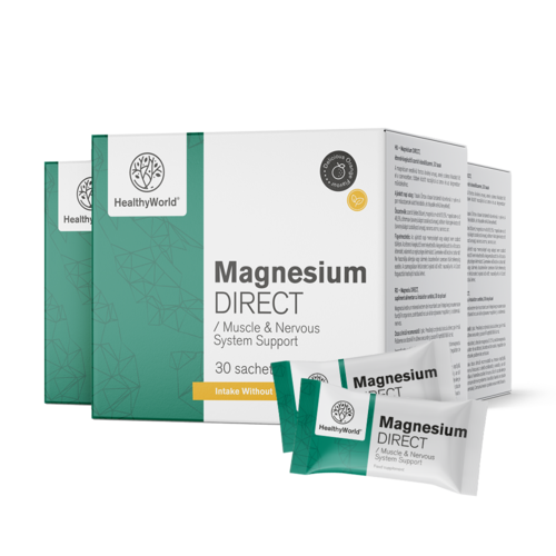 3x Magnesium DIRECT 400 mg, totaal 90 zakjes