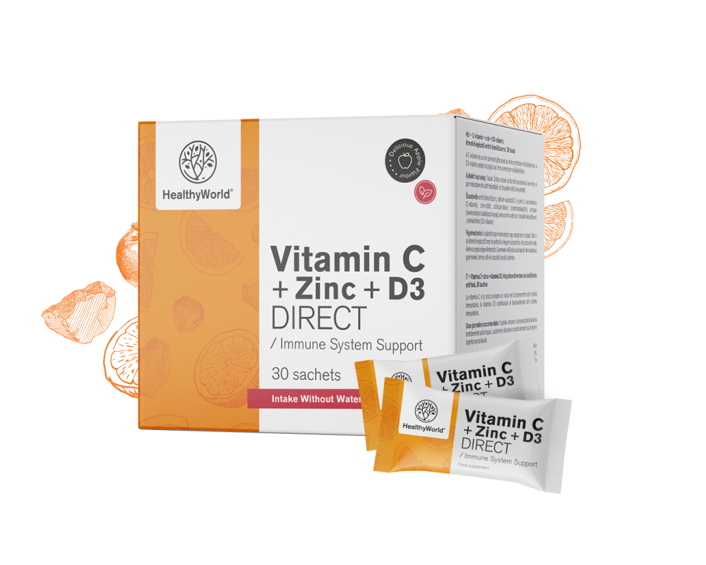 Vitamine C 500 + Zink + D3 DIRECT