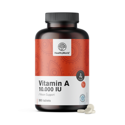 Vitamine A 10.000 IE, 365 tabletten