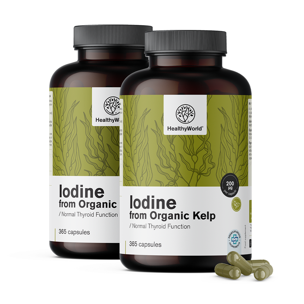 Natuurlijk jodium 200 µg – uit BIO kelpalgen