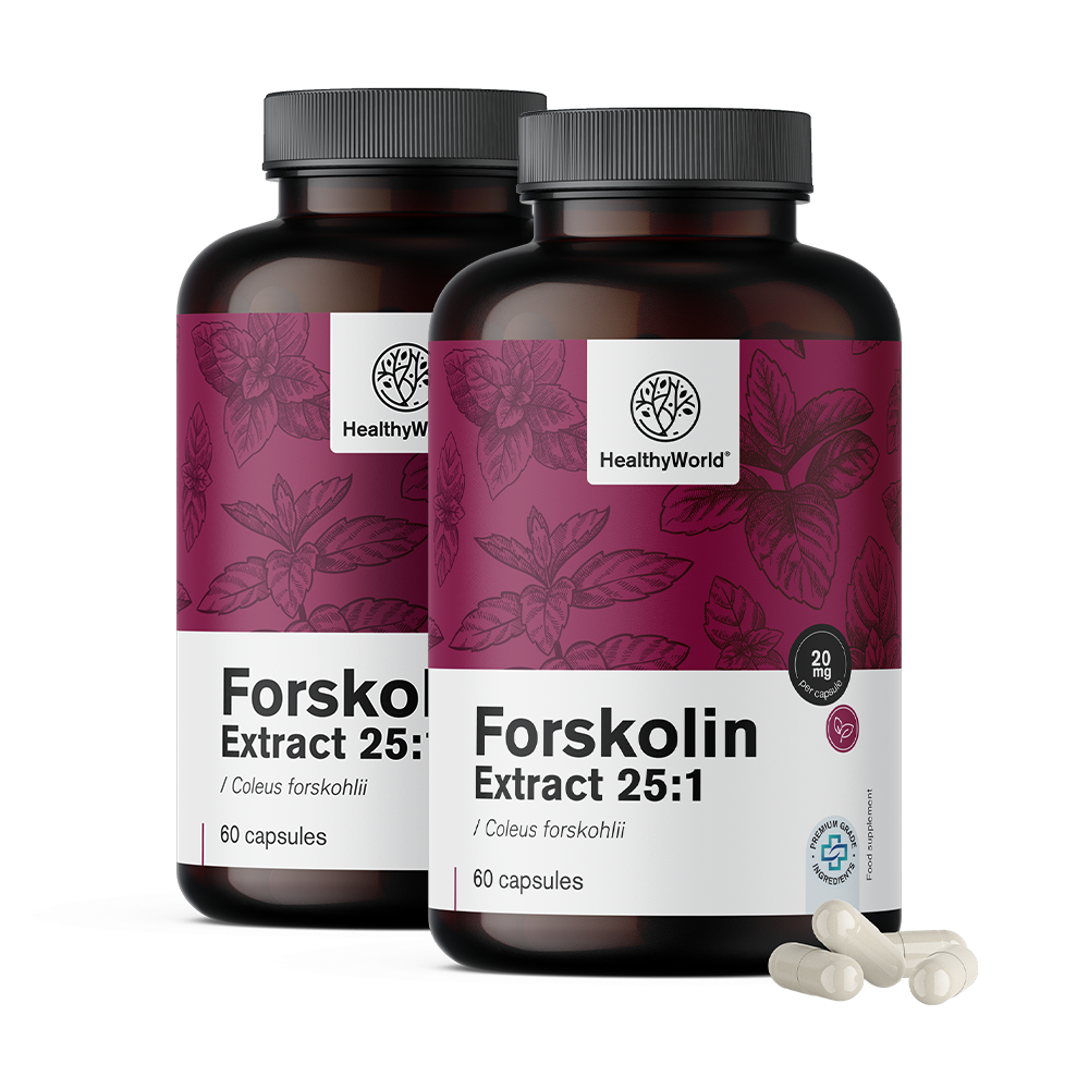 Forskolin - uit een extract van Indiase brandnetel 20 mg