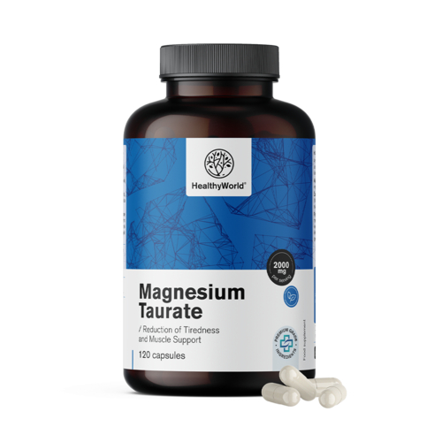 Magnesiumtauraat 2000 mg, 120 capsules
