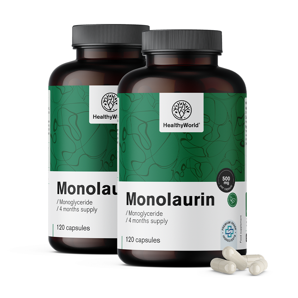 Monolaurine 500 mg capsules