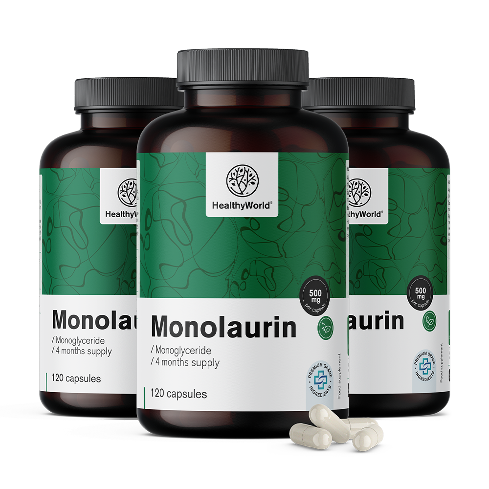 Monolaurine 500 mg capsules