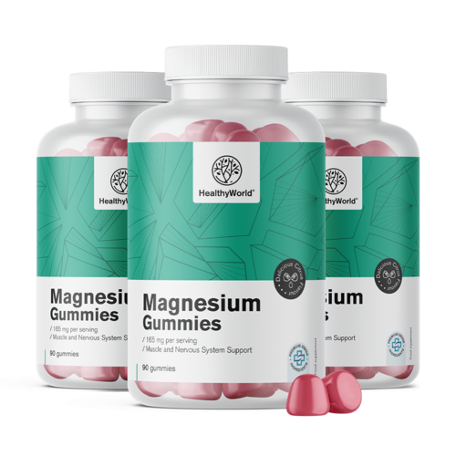 3x Magnesium 165 mg, totaal 270 gummies