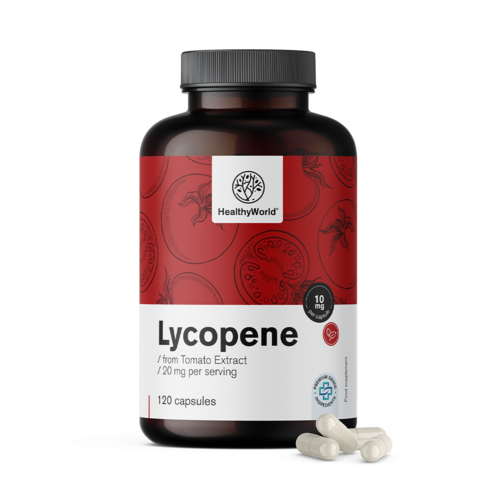 Lycopeen 10 mg – uit tomatenextract, 120 capsules