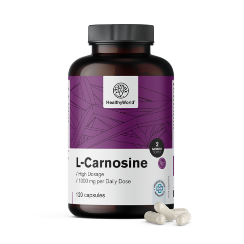 L-carnosine 1000 mg, 120 capsules
