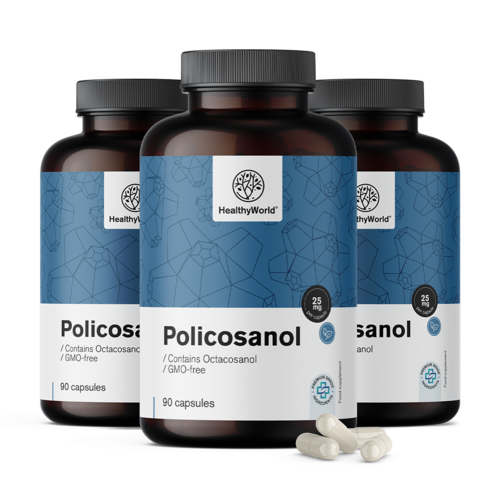 3x Policosanol 25 mg, totaal 270 capsules