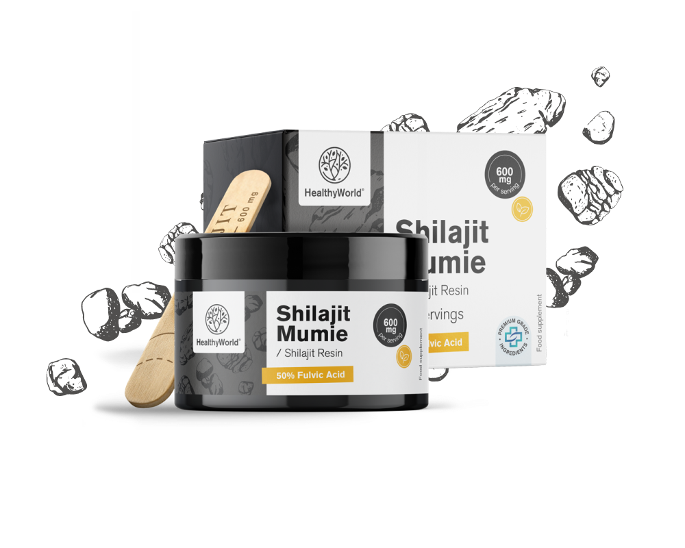 Shilajit Mumie 600 mg - hars