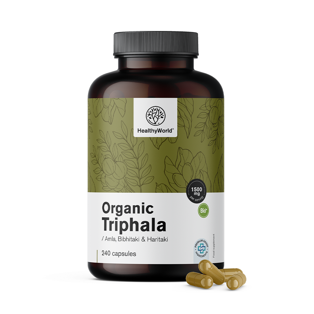 BIO Triphala in poeder.