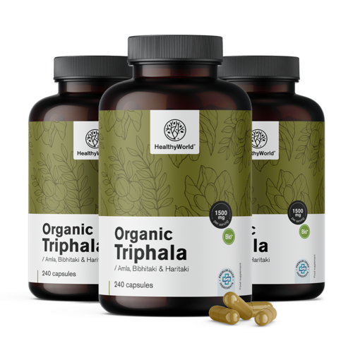 3x BIO Triphala 1500 mg, totaal 720 capsules