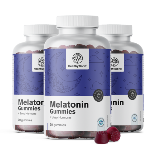 3x Melatonine 1 mg, totaal 270 gummies