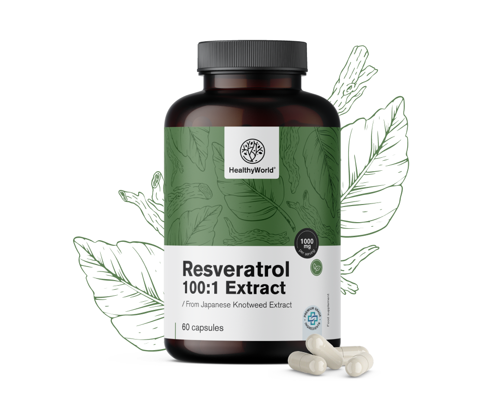 Resveratrol 1000 mg - extract 100:1
