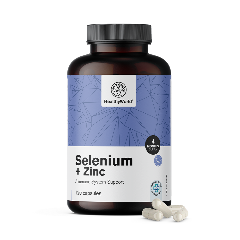 Selenium + zink