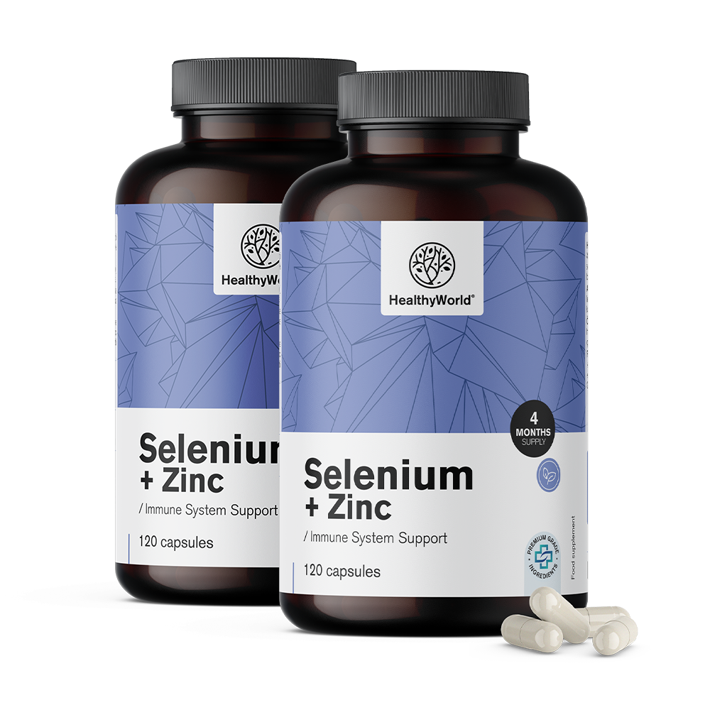 Selenium + zink