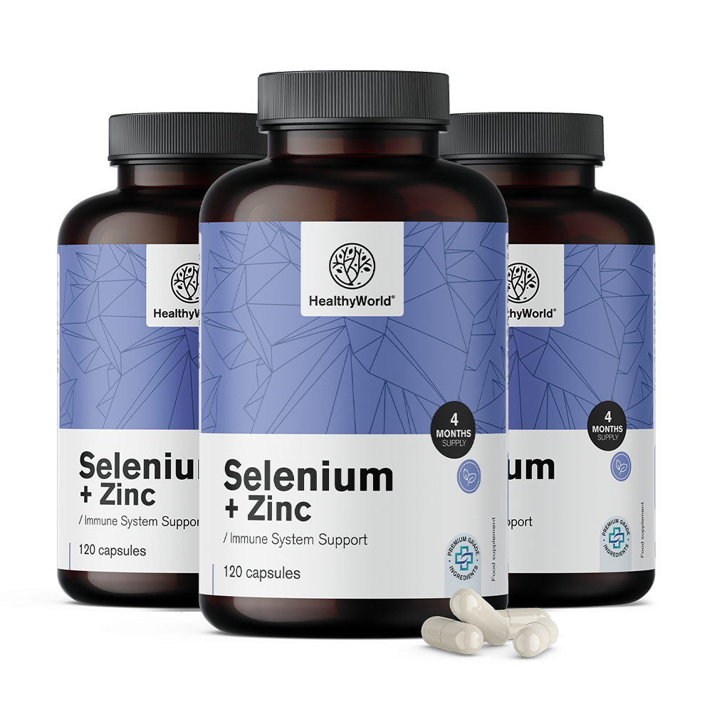 Selenium + zink