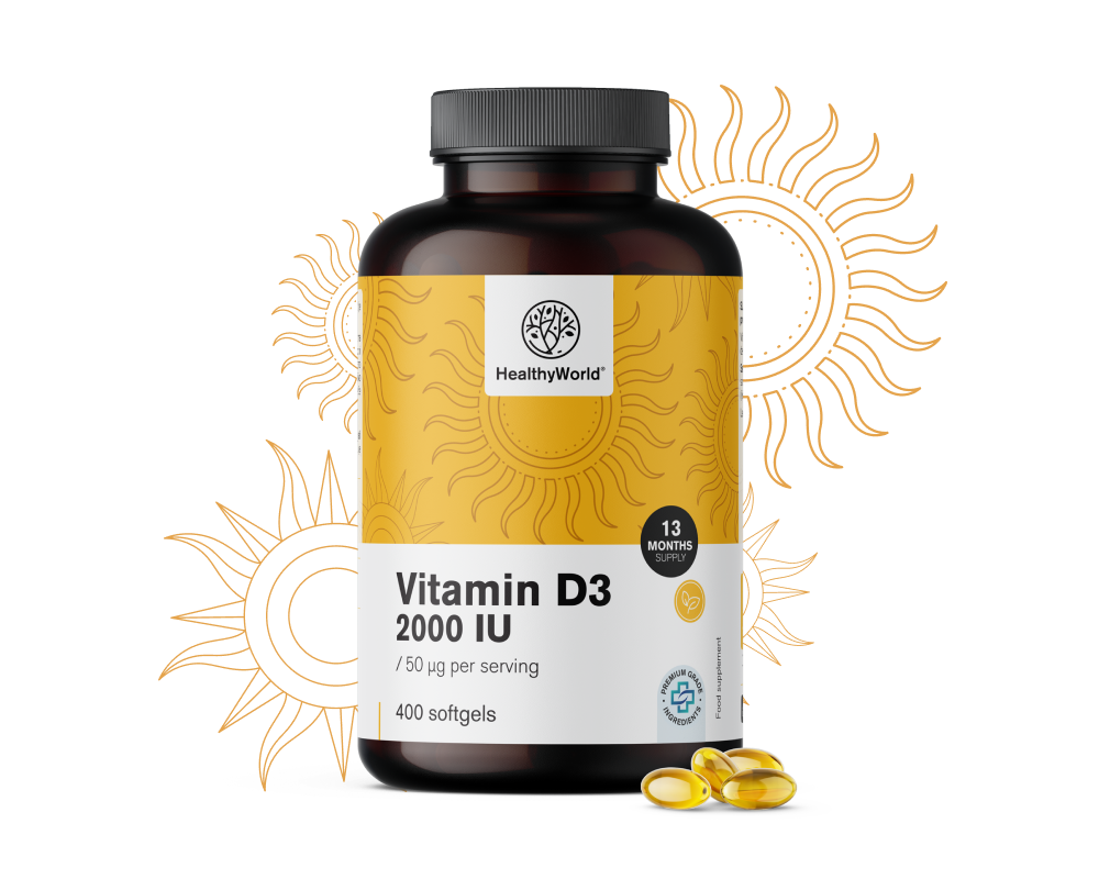 Vitamine D3 2000&nbsp;IE